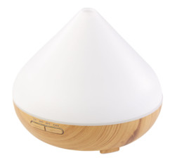 Diffuseur de parfum et humidificateur d'air 300 ml à LED couleur - Dôme