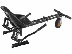 kart adaptatif pour gyropode hoverboard avec amortisseurs arrière et siège bacquet