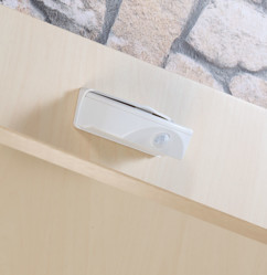 Lampe de porte sans fil à LED avec détecteur - 50 lm - Blanc