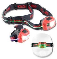 Lampe frontale à 3 LED COB/SMD 3 W