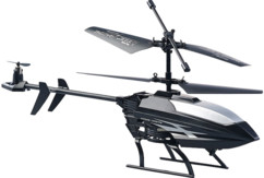 Mini-hélicoptère télécommandé 3,5 canaux avec 3 rotors et gyrostabilisateur