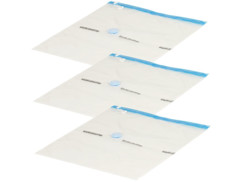 Sacs de rangement sous vide pour textiles (x3) - 50 x 60 cm