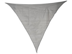 Voile d'ombrage triangulaire - 3 x 3 x 4,25 m - Gris