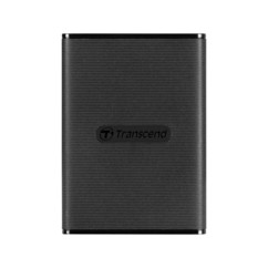 Disque dur SSD Transcend ESD230C avec 480 Go de mémoire.