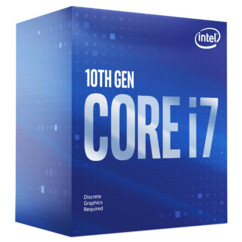 Processeur Intel Core i7 10700F dans sa boîte