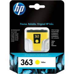 Cartouche originale HP N°363 C8773EE - Jaune