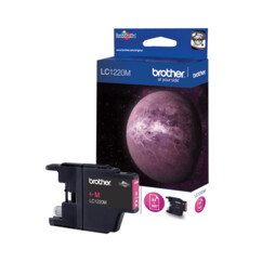 Cartouche encre originale Brother LC1220M magenta environ 300 pages pour DCP et MFC