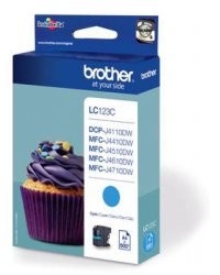 Cartouche originale Brother 'LC123C' - Cyan