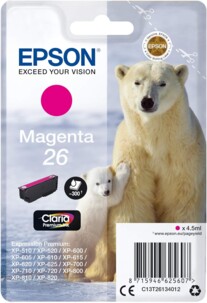 Cartouche originale Epson 26 Magenta (Ours Polaire)