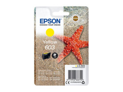 Cartouche originale Epson 603 T03 étoile de mer couleur jaune pour imprimantes Epson Expression Home et Epson WorkForce