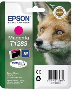 Cartouche originale T128140 Renard Magenta de la marque Epson pour imprimantes de la gamme Epson Stylus