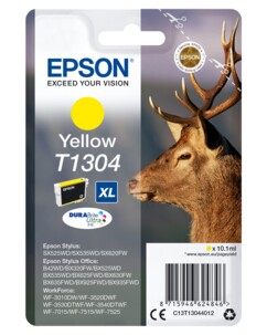 Cartouche originale Epson T13 ''Cerf'' - Jaune XL