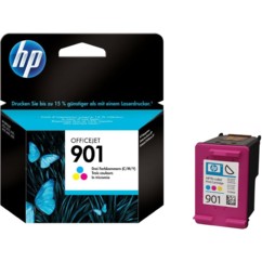 Cartouche originale HP N°901 ''Cc656EE'' - Couleur