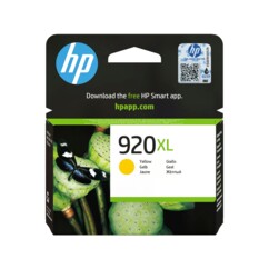 Cartouche originale HP ''CD974AE'' N°920XL jaune