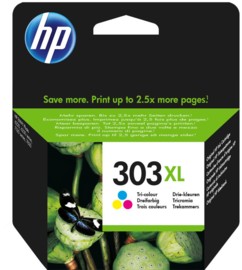 Cartouche originale HP ''T6N03AE'' N° 303 - CMJ