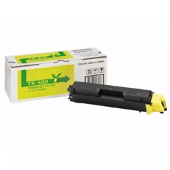 Toner jaune TK-580Y pour imprimantes Kyocera FS-C5150DN