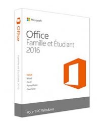 Microsoft Office 2016 Famille et Étudiants