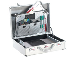 Valise pour portable en aluminium