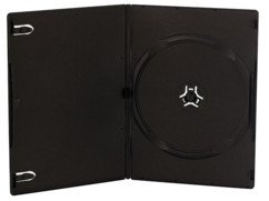 10 boîtiers DVD slim (7 mm) noirs pour 1 DVD