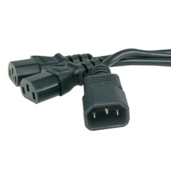 rallonge c13 c14 iec pour pc et onduleur en y 2 femelle 1 male