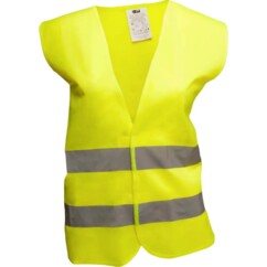 Gilet de sécurité jaune fluorescent taille XL