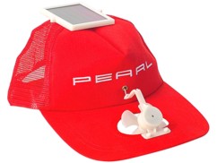 Casquette-ventilateur solaire