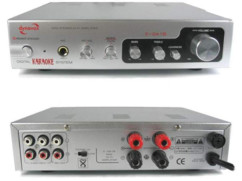 connectiques Amplificateur audio pour karaoké 2x75w dynavox esa-18