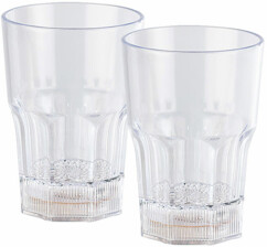 2 verres à cocktails lumineux