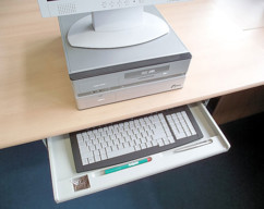 Fixe clavier coulissant