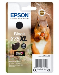 Cartouche originale Epson T3791 (No.378XL) - noir