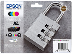 Multipack cartouches originales Epson T3596 (No.35XL) - BK/C/M/Y