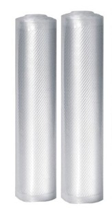 2 rouleaux de film plastique pour appareil de mise sous vide