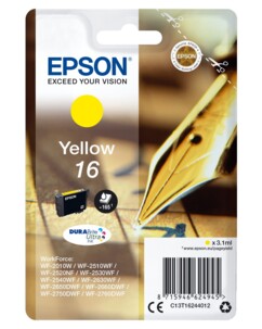 Cartouche originale Epson T1624 - jaune