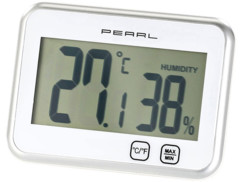 Thermomètre hygromètre électronique tactile Pearl