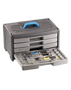 Valise à outils avec tiroirs - 100 pièces