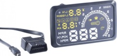 Afficheur tête haute 5,5'' HUD-55C pour véhicules avec OBD-II