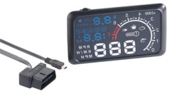Afficheur tête haute HUD-55C.bt pour prise OBD-II bluetooth