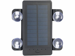 Batterie de secours solaire 2000 mAh ''PB-20.s'' avec support ventouses Revolt