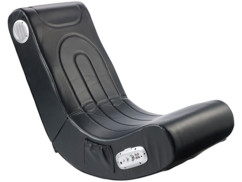 Fauteuil gaming avec haut-parleurs intégrés - Noir