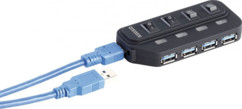Hub Actif 4 Ports Autonomes USB 3.0