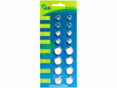 16 piles bouton de différents types TKA