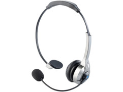 Micro-casque avec bluetooth mono NFC et micro à col de cygne