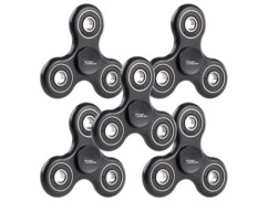 5 Hand spinners 3 branches ABEC 7 - Noir