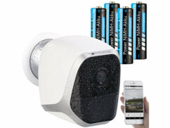 Caméra de surveillance IP HD IPC-580 avec  4 accus