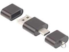 Lecteur de carte Micro SD pour ports USB A et C