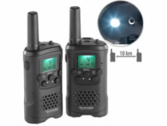 Talkies-walkies avec fonction VOX, portée 10 km WT-320