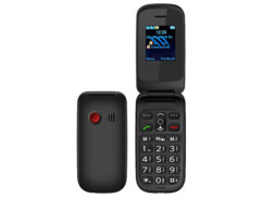 Téléphone mobile à clapet avec appel d'urgence, Bluetooth et Dual SIM : XL-949