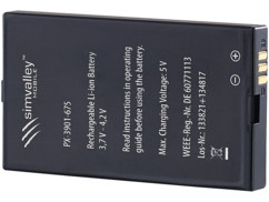 batterie de remplacement pour téléphone outdoor simvalley XT-820
