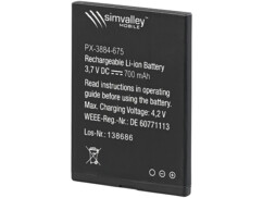 Batterie de secours 700 mAh pour téléphone portable XL-915 V2, XL950