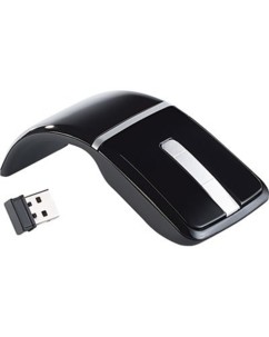 Mini souris optique sans fil 2,4 Ghz avec molette tactile